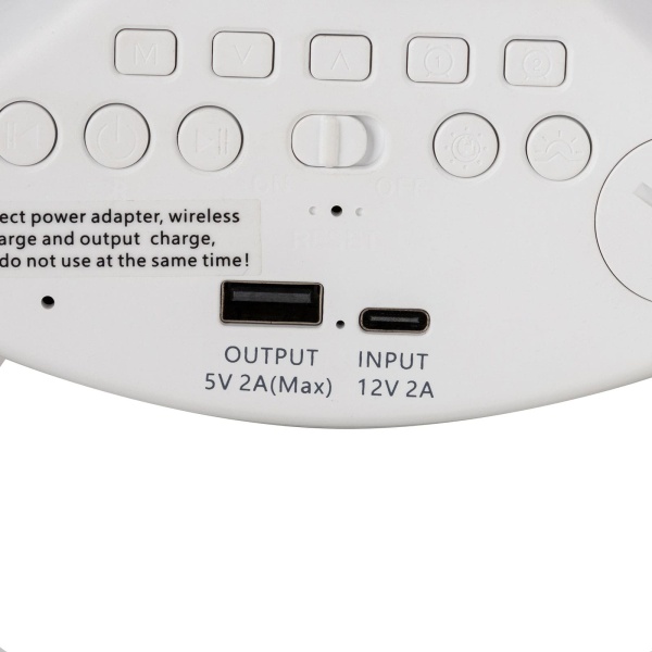 Lampe de table LED, lampe de chevet portable et rechargeable, lampe d'ambiance avec haut-parleur Bluetooth