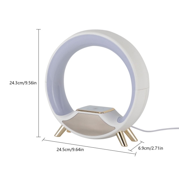 Lampe de table LED, lampe de chevet portable et rechargeable, lampe d'ambiance avec haut-parleur Bluetooth Lampe de table LED, lampe de chevet portable et rechargeable, lampe d'ambiance avec haut-parleur Bluetooth