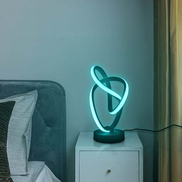 Lampe de table, lampe de chevet LED moderne, lampe de table moderne 10 W