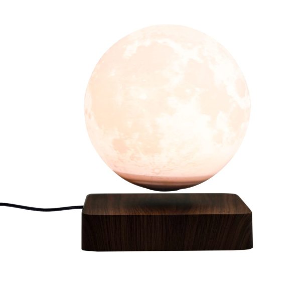 Lampe de lune en lévitation 3 couleurs - Veilleuse de table de lampe de lune d'impression 3D