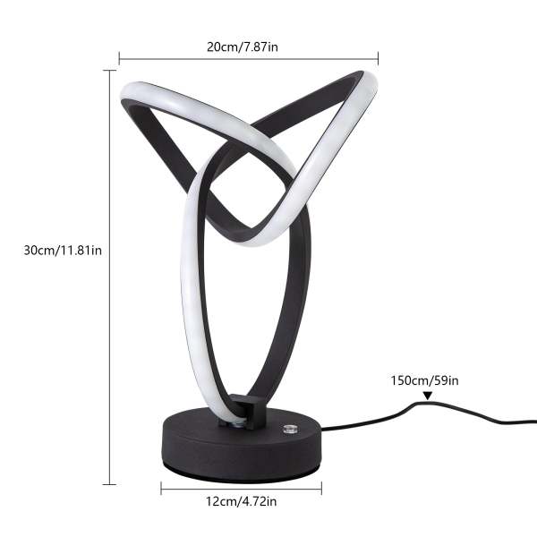 Lampe de chevet RGBW Lampe de table en spirale Touch Dimmable 10 Lampe de table couleur Lampe de chevet RGBW Lampe de table en spirale Touch Dimmable 10 Lampe de table couleur