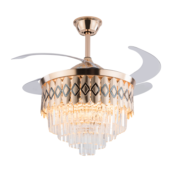 Ventilateur de plafond moderne, ventilateur de plafond 42 pouces, ventilateur de plafond avec télécommande