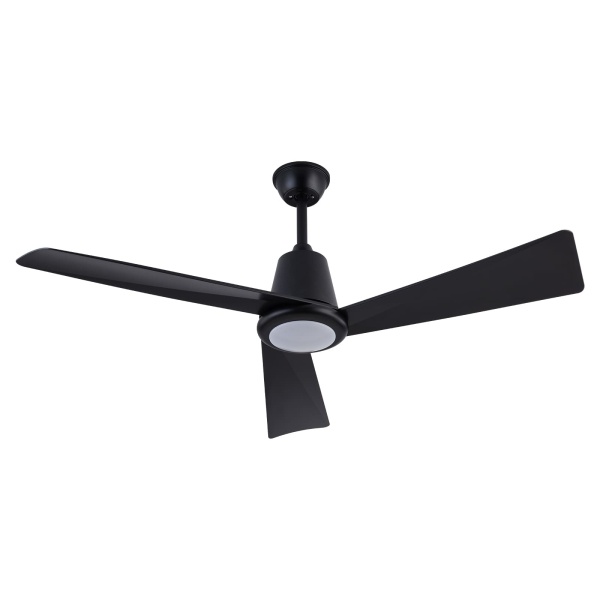 Lampe de ventilateur de plafond moderne 42 pouces avec télécommande, Lampe de ventilateur de plafond à deux voies, Trois températures de couleur (noir)