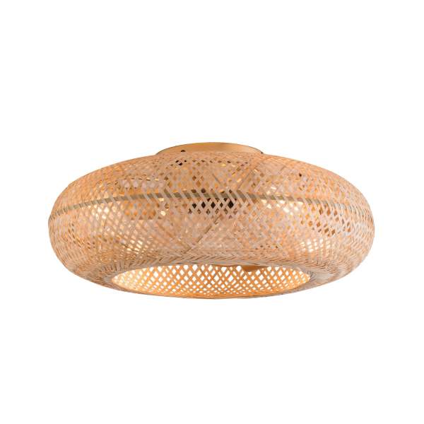 Ventilateur de plafond à cage, luminaire de ventilateur de plafond encastré pour chambre à coucher, salon et cuisine