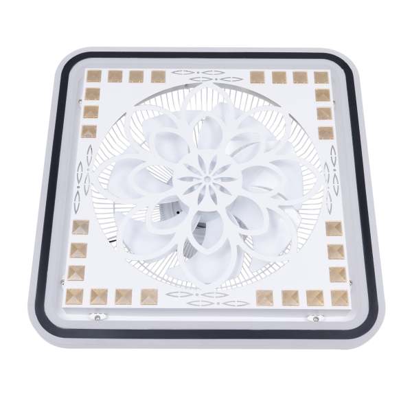 éclairage de ventilateur de plafond moderne à intensité variable 32 W, luminaire de ventilateur de plafond de 19,3
