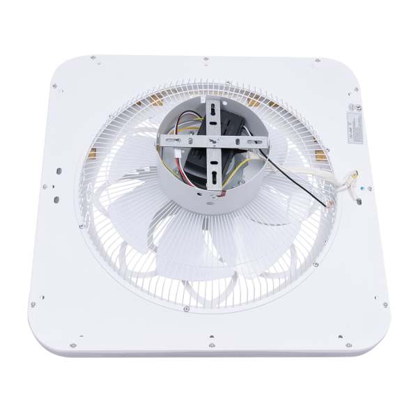 éclairage de ventilateur de plafond moderne à intensité variable 32 W, luminaire de ventilateur de plafond de 19,3