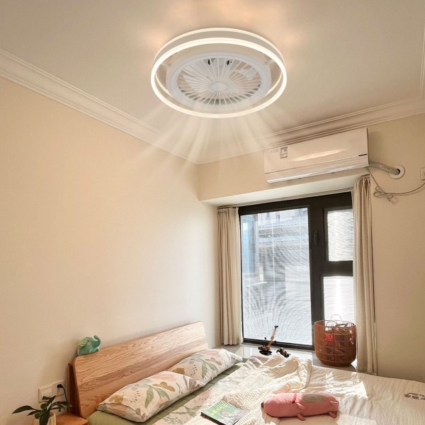 Ventilateur de plafond moderne 36W avec télécommande à intensité variable de lumière LED de ventilateur d'éclairage Ventilateur de plafond moderne 36W avec télécommande à intensité variable de lumière LED de ventilateur d'éclairage