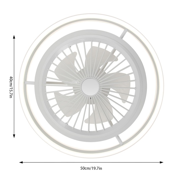 Ventilateur de plafond moderne 36W avec télécommande à intensité variable de lumière LED de ventilateur d'éclairage Ventilateur de plafond moderne 36W avec télécommande à intensité variable de lumière LED de ventilateur d'éclairage