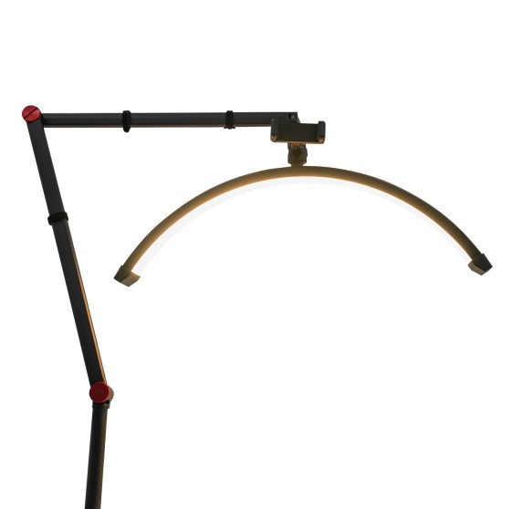 Lampe croissant d'extension de cils, éclairage de beauté, lampadaire LED