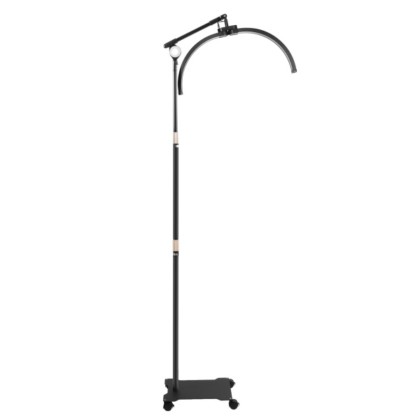Lampe demi-lune noire 36 W de 63 cm, avec support pour téléphone, réglable