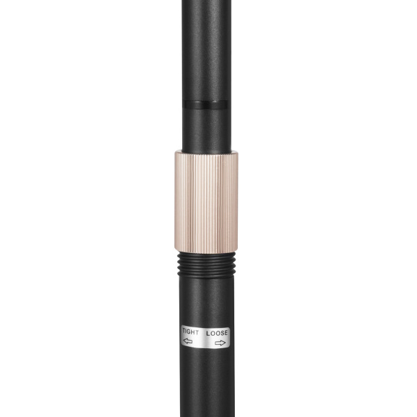 Lampe demi-lune noire 40 W de 71 cm, avec support pour téléphone, réglable