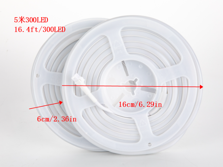 Lumières de corde de LED de 16,4 pieds, lumières de corde de LED flexibles, lumières RVB imperméables, lumières de bande de LED