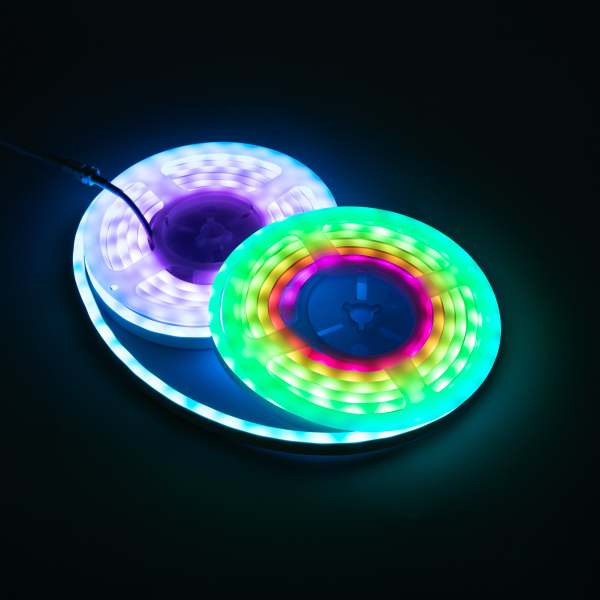 Lumières de corde de LED de 16,4 pieds, lumières de corde de LED flexibles, lumières RVB imperméables, lumières de bande de LED