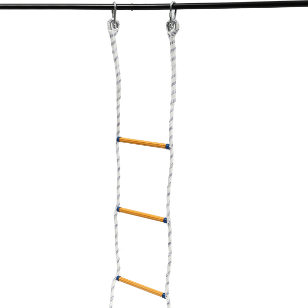 Échelle de sauvetage de 6 m, échelle de corde polyvalente, échelle de secours lourde, pour une utilisation rapide en cas d'incendie.