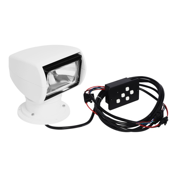 Projecteur de recherche à 360° avec télécommande - 100 W - Lampe de recherche pour véhicules de travail - Pour véhicules tout