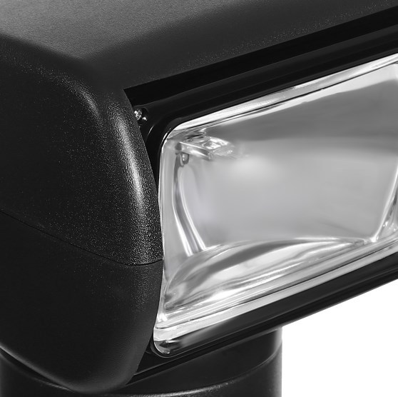 Projecteur marin 12V100W, projecteur marin télécommandé, noir