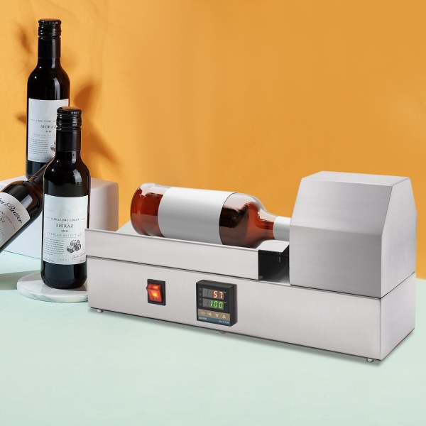 Machine de thermorétraction de capsules en PVC, Machine d'emballage de capsules de bouteilles de vin pour capsules en PVC Machine de thermorétraction de capsules en PVC, Machine d'emballage de capsules de bouteilles de vin pour capsules en PVC