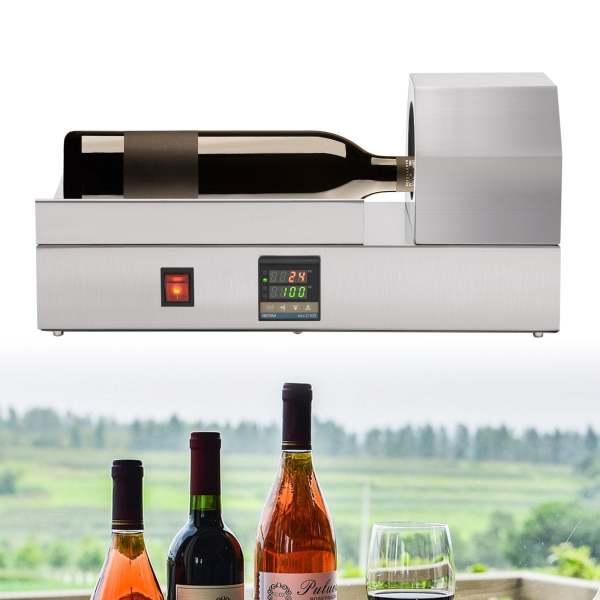 Machine de thermorétraction de capsules en PVC, Machine d'emballage de capsules de bouteilles de vin pour capsules en PVC