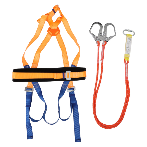 Harnais de sécurité à 5 points pour tout le corps, harnais de protection contre les chutes, harnais de protection contre les chutes avec tampon