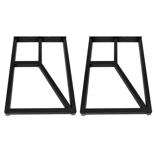 Pieds de meubles en métal, Pieds de meubles noirs, 2 pieds de table Pieds de meubles en métal, Pieds de meubles noirs, 2 pieds de table