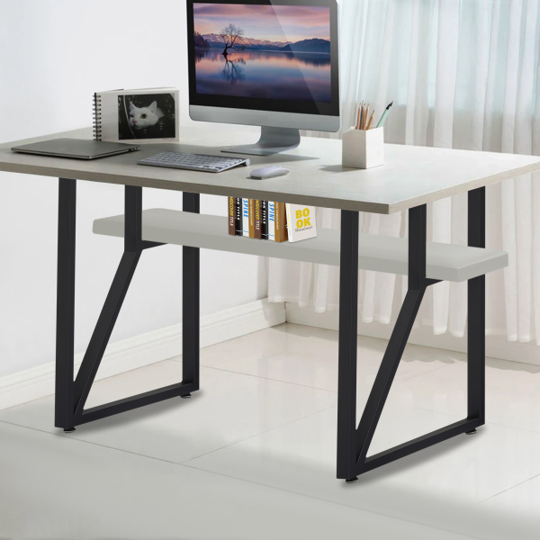 Pieds de meubles en métal, Pieds de meubles noirs, 2 pieds de table