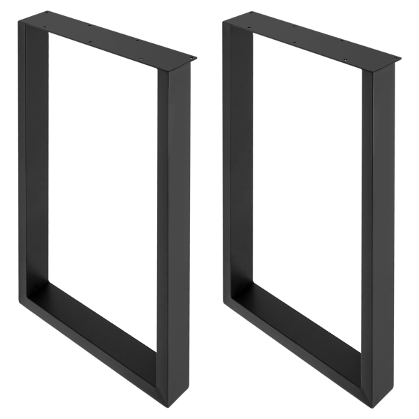 Pieds de meubles en métal Pieds de table en métal industriel Pieds de table à manger Convient pour les chambres Hôtels 50*7*71cm Noir Pieds de meubles en métal Pieds de table en métal industriel Pieds de table à manger Convient pour les chambres Hôtels 50*7*71cm Noir