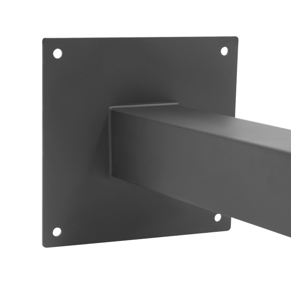 Lot de 4 pieds de table, pieds de meubles pour bureaux et tables à manger, pour maisons, cafés, pubs et snacks - Noir