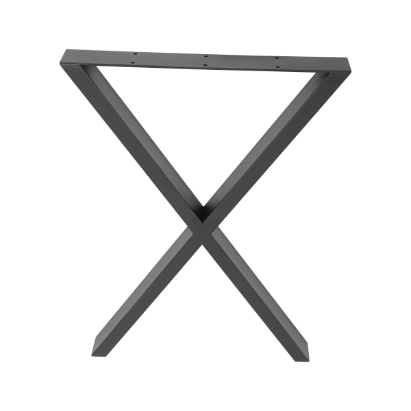 Pieds de table, 2 pieds de table, pieds de table en forme de X pour chambres, salons, balcons, hôtels