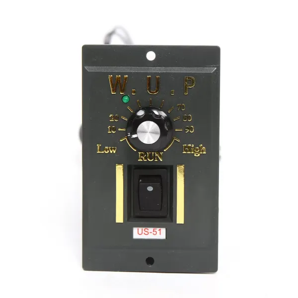 Moteur à engrenages AC 220 V 90 W avec régulateur de vitesse de rotation Moteur asynchrone