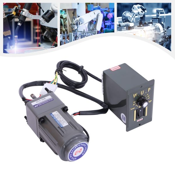 Moteurs régulés à vitesse de rotation 6 W 20 K, réducteur équipé d'un réducteur, moteur réglable en continu 220 V 40 W Vitesse