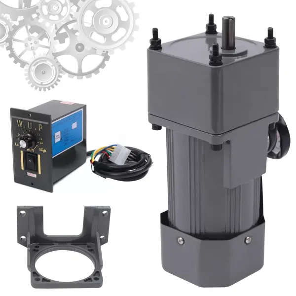 Moteur de vitesse réducteur de vitesse Deceleration Geared AC Moteur réversible w/contrôleur de vitesse & support 90 W 20 K