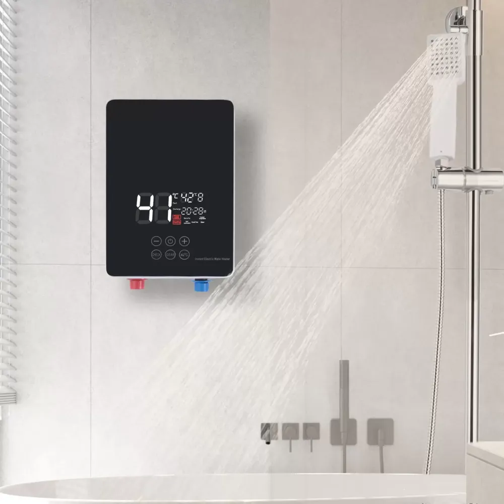 Chauffe-eau électrique 6010 W - Chauffe-eau électrique à Température Constante - 220 V - Support mural pour Salle de bain