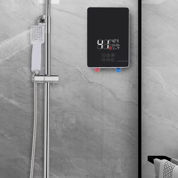 Chauffe-eau électrique 6010 W - Chauffe-eau électrique à Température Constante - 220 V - Support mural pour Salle de bain