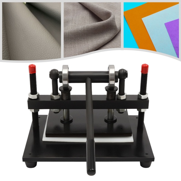 Presse à gaufrer 260 x 160 mm - Machine de poinçonnage et machine à gaufrer - Découpe manuelle en cuir pour couper différents matériaux (0-10 mm)