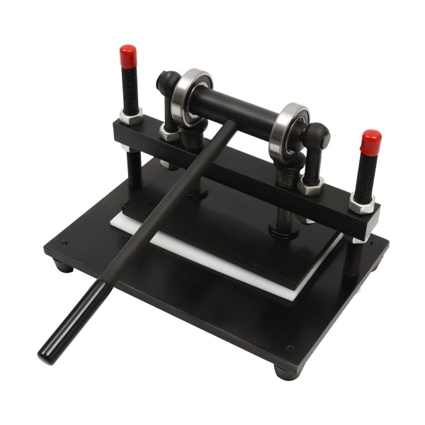 Presse à gaufrer 260 x 160 mm - Machine de poinçonnage et machine à gaufrer - Découpe manuelle en cuir pour couper différents matériaux (0-10 mm)