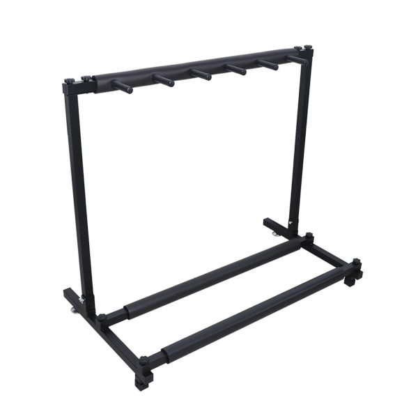Support multiprise pour guitare basse - Support pour 5 guitares - Noir