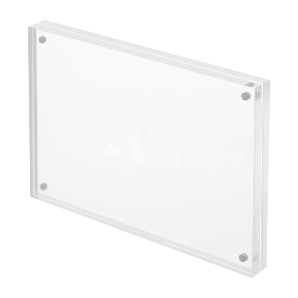 Cadres photo en acrylique Cadres photo transparents Cadre photo pour maisons Bureaux Utilisé pour afficher diverses photos 20*2*15cm Transparent