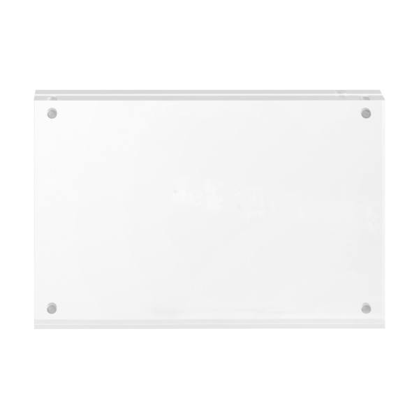 Cadres photo en acrylique Cadres photo transparents Cadre photo pour maisons Bureaux Utilisé pour afficher diverses photos 20*2*15cm Transparent