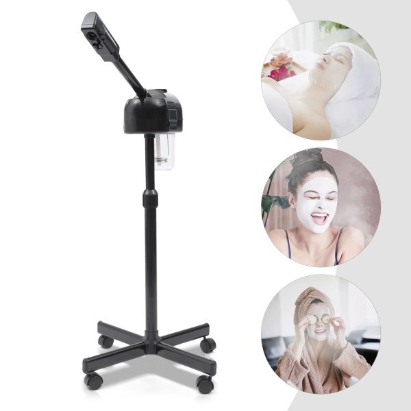 LCD Ozone Facial Steamer Professional pour une peau propre, utilisation des soins de la peau à la maison, salon de beauté