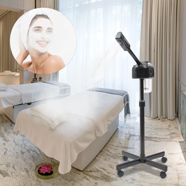 LCD Ozone Facial Steamer Professional pour une peau propre, utilisation des soins de la peau à la maison, salon de beauté