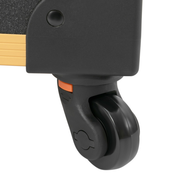 Trousse de maquillage professionnelle Trousse de maquillage de voyage avec miroir LED Noir Jaune