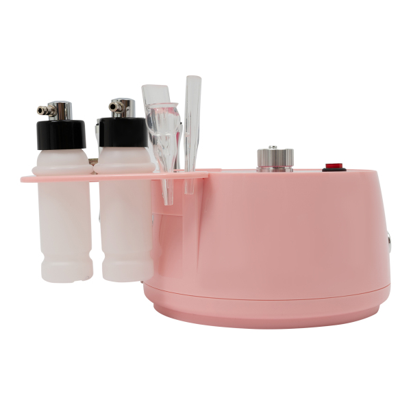 Machine de microdermabrasion diamant 3 en 1 9,84 x 7,68 x 4,33 pouces pour salons de beauté, centres de soins de santé, salons ou usage domestique, rose