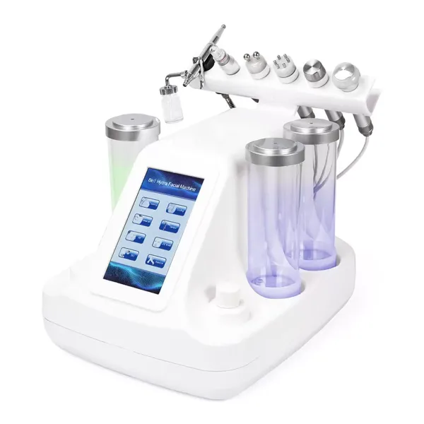 6 en 1 Hydrogène Oxygène Beauté Machine Hydrafacial Appareil Hydro Microdermabrasion Appareil de Nettoyage
