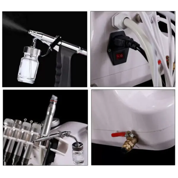 6 en 1 Hydrogène Oxygène Beauté Machine Hydrafacial Appareil Hydro Microdermabrasion Appareil de Nettoyage