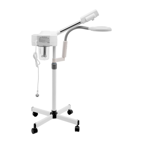 Vapeur à ozone 750 W 2 en 1 - Pour salon de beauté - Pour sauna facial - Phare - Brume chaude - 680 ml