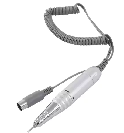 Elektrische nagelknipper voor gelnagels, 35000 RPM elektrische nagelvijlset, oplaadbaar, LED-display, instelbare snelheid, voor acrylnagels, nagelstudio, doe-het-zelf-manicure, wit