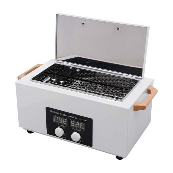 Stérilisateur d'instruments, stérilisateur à air chaud 300 W, désinfection 230 ℃, pour outils à ongles, outils cosmétiques, outils de coiffure