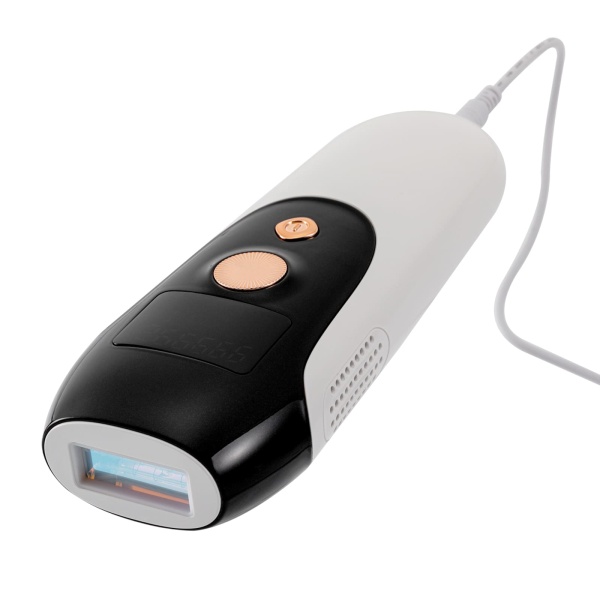 Appareil d'épilation, flashs d'épilation au laser pour femmes et hommes, indolore et durable (Noir)