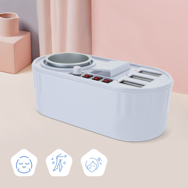 Chauffe-cire électrique, machine chauffe-cire pour épilation, 250 W, température réglable : 45-105 ℃/113-221 °F