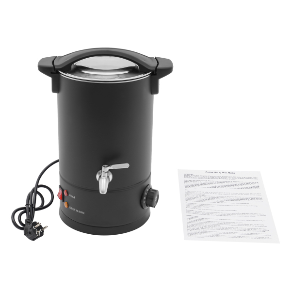 Fondoir à cire 8L, grand fondoir à cire, kit de fondoir à cire électrique pouvant être utilisé pour faire fondre de la cire de soja, de la paraffine, de la cire d'abeille - Noir Fondoir à cire 8L, grand fondoir à cire, kit de fondoir à cire électrique pouvant être utilisé pour faire fondre de la cire de soja, de la paraffine, de la cire d'abeille - Noir